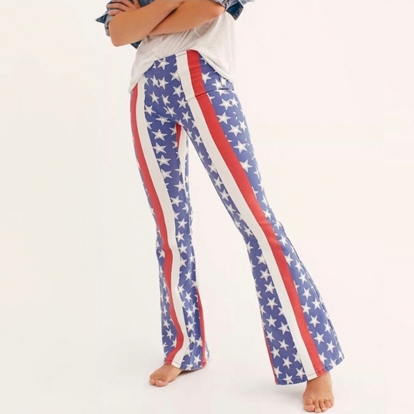 Free People Denim - Free People Stars and Stripes Flares